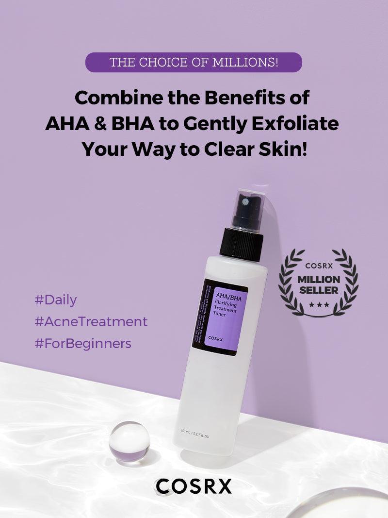 AHA BHA Clarifying Treatment Toner 150ml exfoliating pore care brightening Cyprus