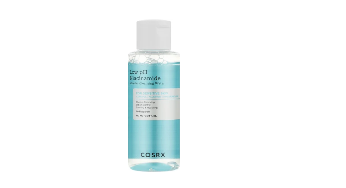 COSRX Low pH Niacinamide Cleansing Water 400ml gentle micellar makeup remover niacinamide brightening Korea Cyprus