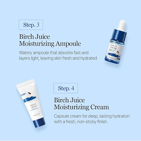 ROUND LAB Birch Juice Moisturizing Serum – 48hr Hydration, Korean Skincare for Sensitive Skin | Cyprus