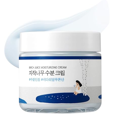 ROUND LAB Birch Juice Moisturizing Cream 80ml – Korean Skincare for Acne-Prone Skin | ORÈA Cyprus