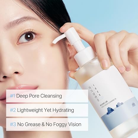 ROUND LAB 1025 Dokdo Cleansing Oil for sensitive skin – Korean skincare shop Paphos Cyprus