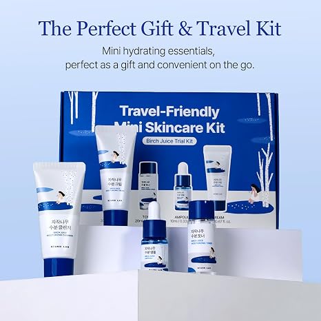 ROUND LAB Birch Juice Moisturizing Mini Kit – 4-Step Korean Skincare Gift Set | ORÈA Cyprus
