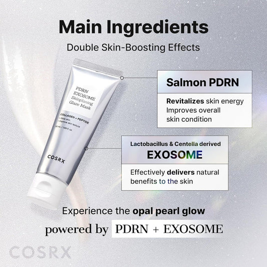 COSRX PDRN Exosome Skinplaning Glaze Mask regenerating anti-aging radiance skin repair Cyprus