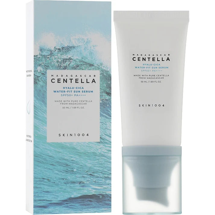 Skin1004 Madagascar Centella Hyalu-Cica Water-Fit Sun Serum SPF50+ PA++++ lightweight sunscreen hydrating Cyprus