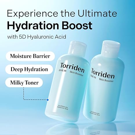 Torriden DIVE IN Skin Booster – 5D Hyaluronic Acid Facial Essence for Deep Hydration | K-Beauty Cyprus