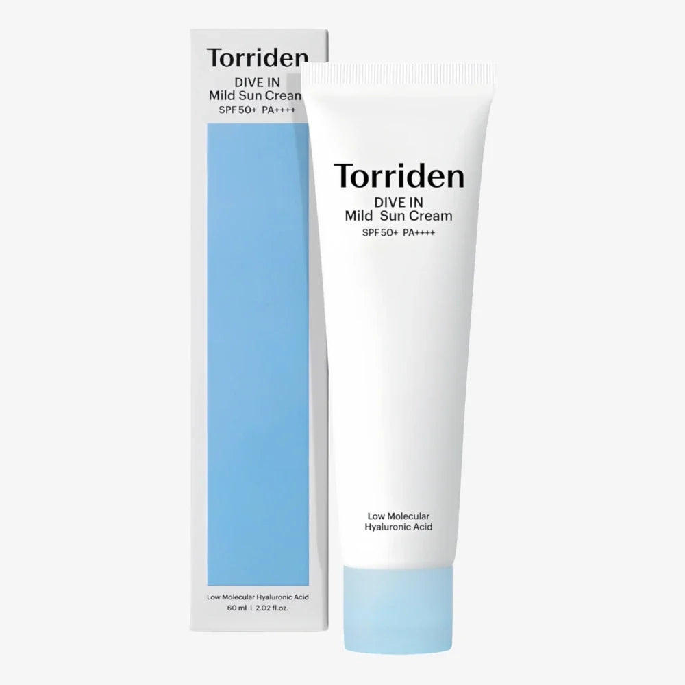 Torriden DIVE IN Mild Sun Cream SPF50+ PA++++ 60ml – Authentic Korean Sunscreen in Paphos Cyprus | ORÈA Boutique
